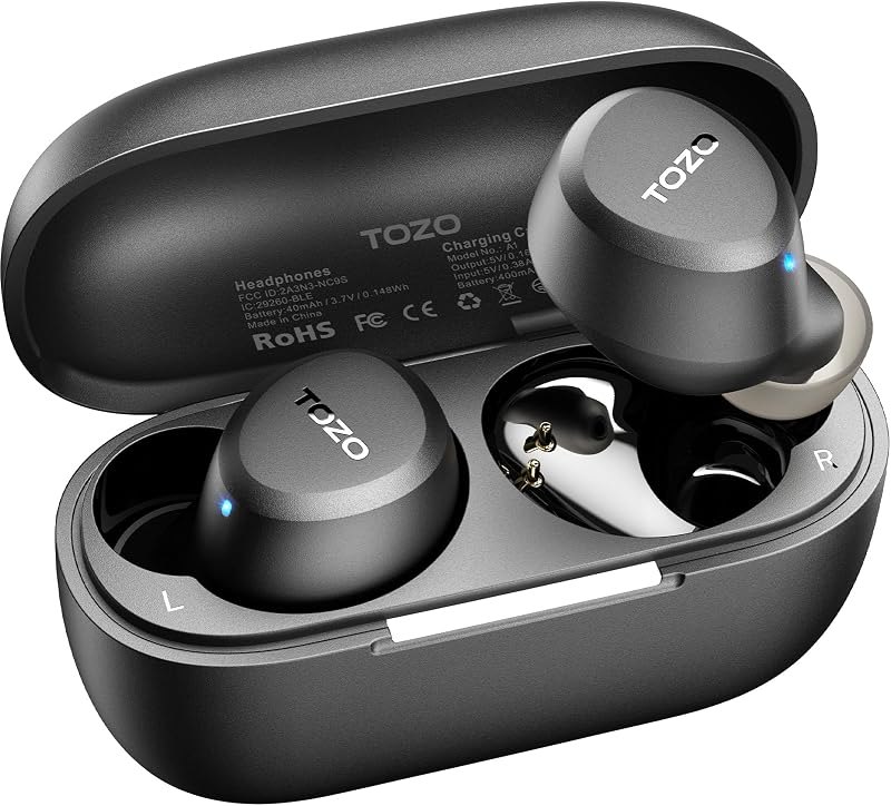 TOZO A1 Wireless Earbuds Bluetooth 5.3 Light Weight in Ear Headphones — Earbuds, headphones, and speakers wo for
