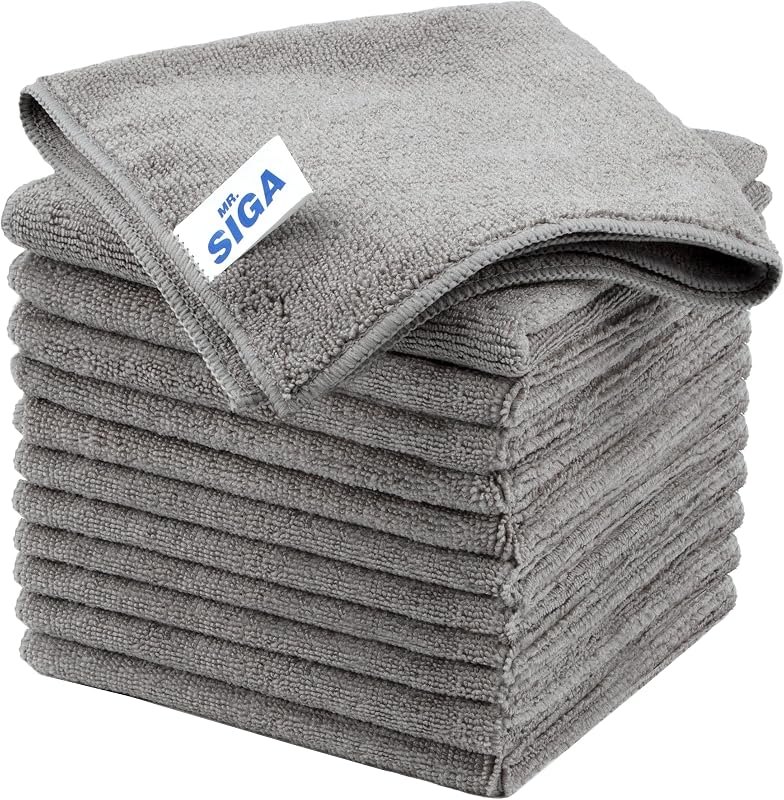 Microfiber Cleaning Cloths, Streak Free Microfiber Towels, 12 Pack — microfiber cleaning cloth amazon for microfiber