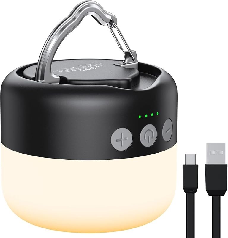 ZMNT LED Camping Lantern Rechargeable 1000LM, Up to 300H Running Time Camping Tent Light, 6700mAh Emergency Hanging