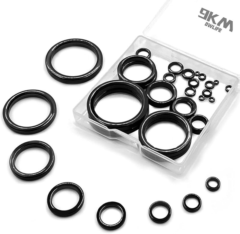 9KM DWLIFE Fishing Rod Eyelet Repair Kit, Fishing Rod Rings Repair Kit — Buying Guides replacement for buying guides kit