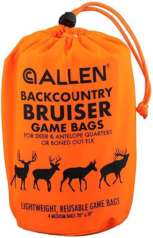 Allen Company Backcountry Quarter Bag - Reusable, Heavy-Duty, Drawstring Hunting Meat Bags - Durable Big Game Bags for