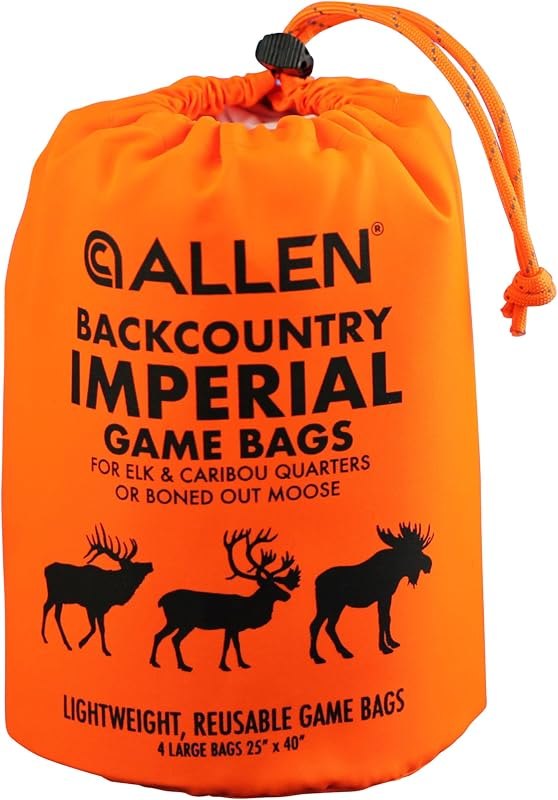 Allen Company Backcountry Quarter Bag - Reusable, Heavy-Duty, Drawstring Hunting Meat Bags - Durable Big Game Bags for