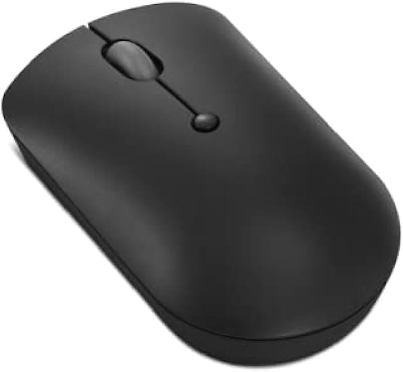 Lenovo 400 USB-C Compact Wireless Mouse, Black — compact for best quiet wireless mouse travel compact