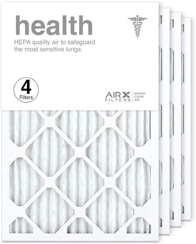 AIRx Filters 16x25x1 Furnace & AC Filter MERV 13 Health 4-Pack — merv 13 filter 16x25x1 no leak for merv 13 filter