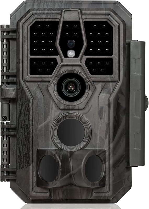 GardePro E5S Trail Camera, 64MP Photo & 1296P HD Video — trail camera no glow for trail camera no glow durable heavy