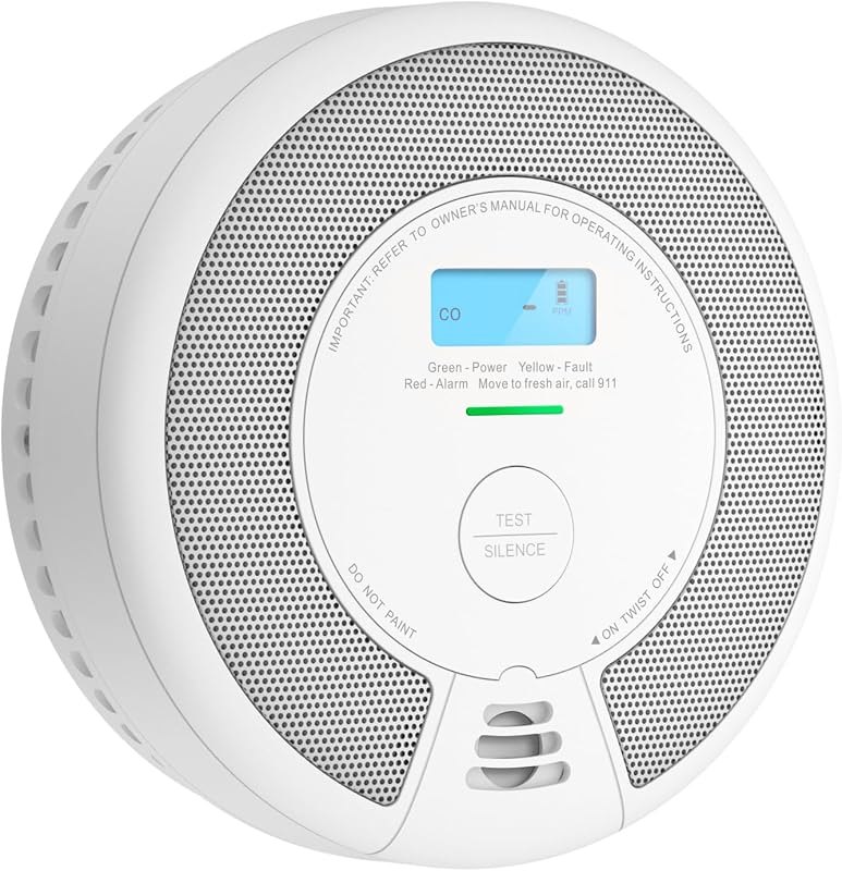 X-Sense Smoke Detector Carbon Monoxide Detector Combo, SC07, 1-Pack — combination smoke co for carbon monoxide
