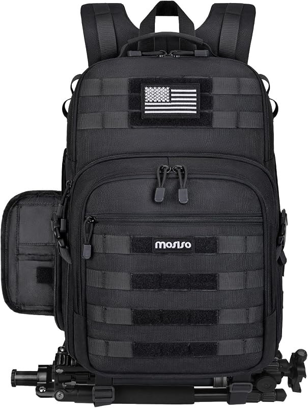 MOSISO Camera Backpack, DSLR/SLR/Mirrorless Tactical Camera Bag Case — Cameras and the accessories that mak for