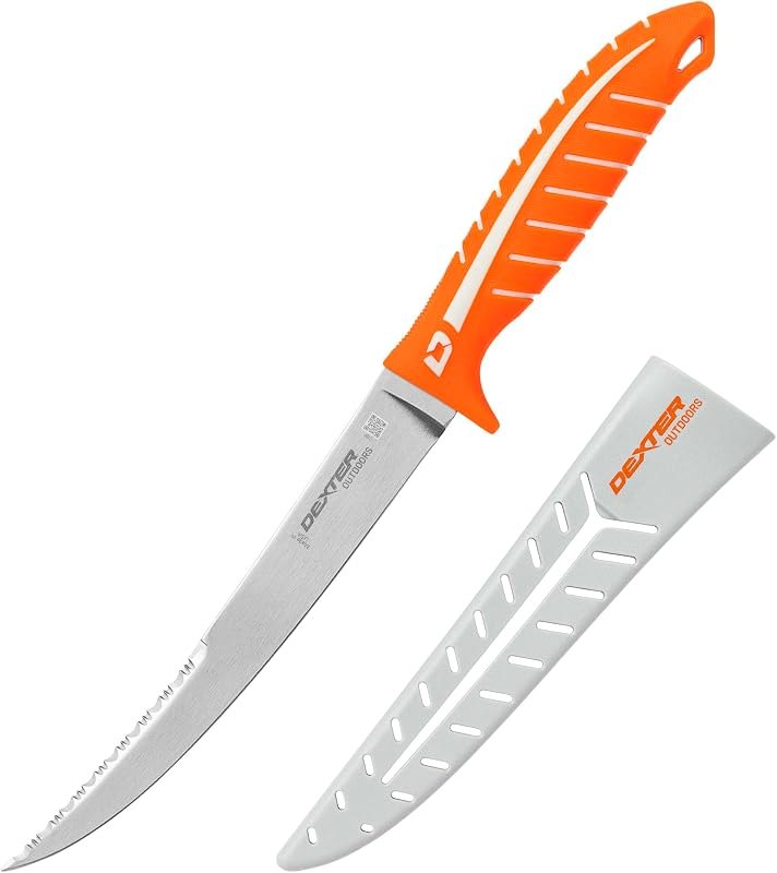 Dexter Outdoors Dextreme Dual Edge 8" Flexible Fillet Knife, Sheath — best filet knife for filet knife durable heavy