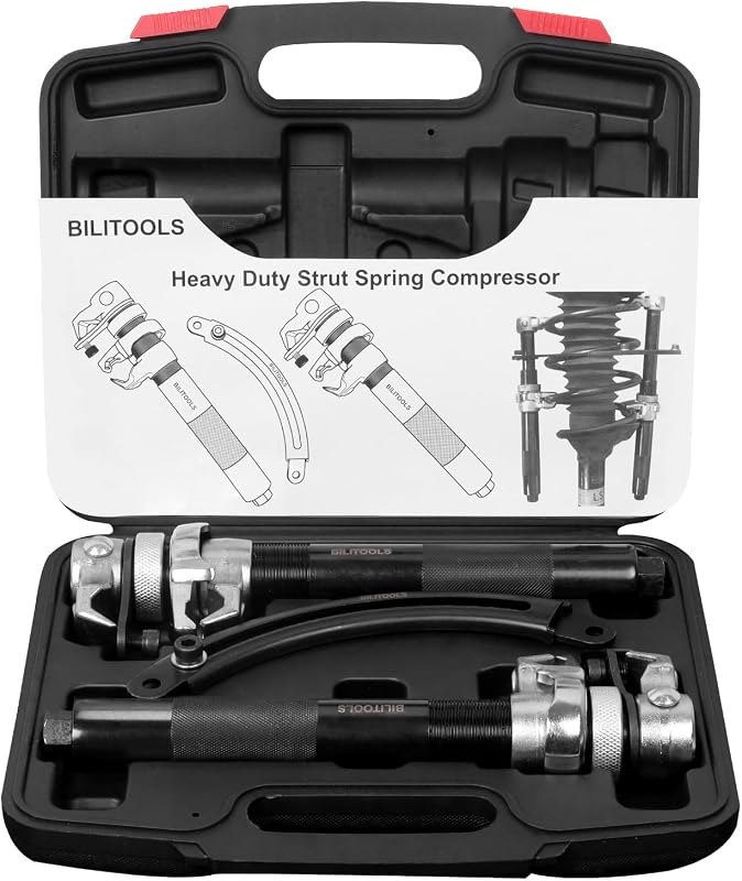 BILITOOLS 2-Piece Coil Spring Compressor Tool, Max Load.2645LB — Comparisons heavy duty for comparisons kit