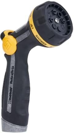 Melnor R301 8 Pattern Thumb Control Relaxed Grip Nozzle — thumb control nozzle for metal hose nozzle under 30 budget