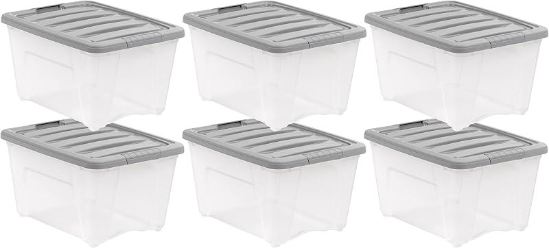 Amazon Basics — clear storage bins with lids amazon for clear storage bins with lids