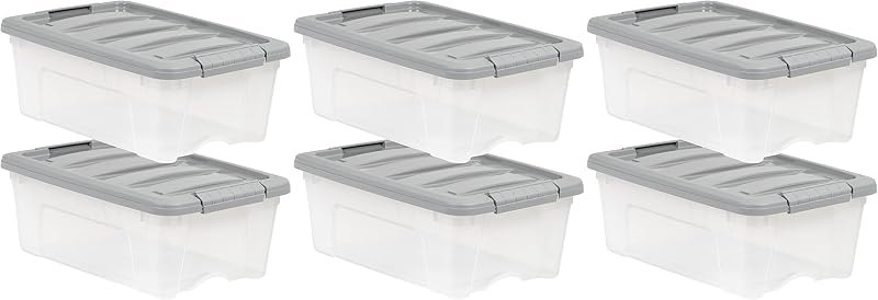 Amazon Basics — clear storage bins with lids amazon for clear storage bins with lids