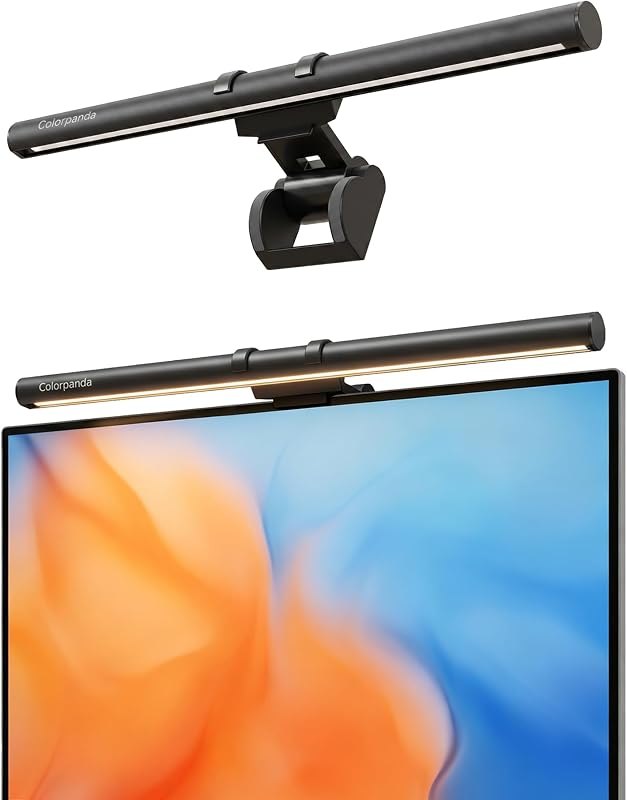 16.14" Monitor Light Bar,250LM USB LED Desk Lamp,Home Office Gaming — USB-C for best monitor light bar travel compact