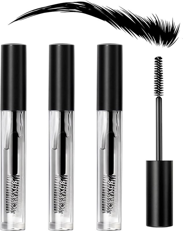 3Pack Clear Eyebrow Gel Kit, Waterproof Styling for Feathered Brows — clear brow gel kit for clear brow gel