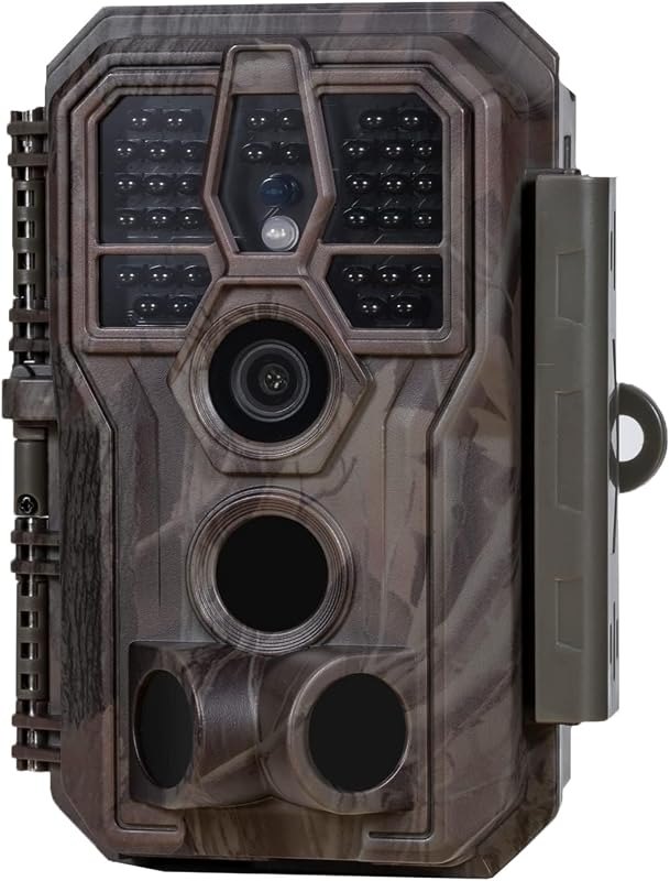 GardePro E5S Trail Camera, 64MP Photo & 1296P HD Video — trail camera no glow for trail camera no glow