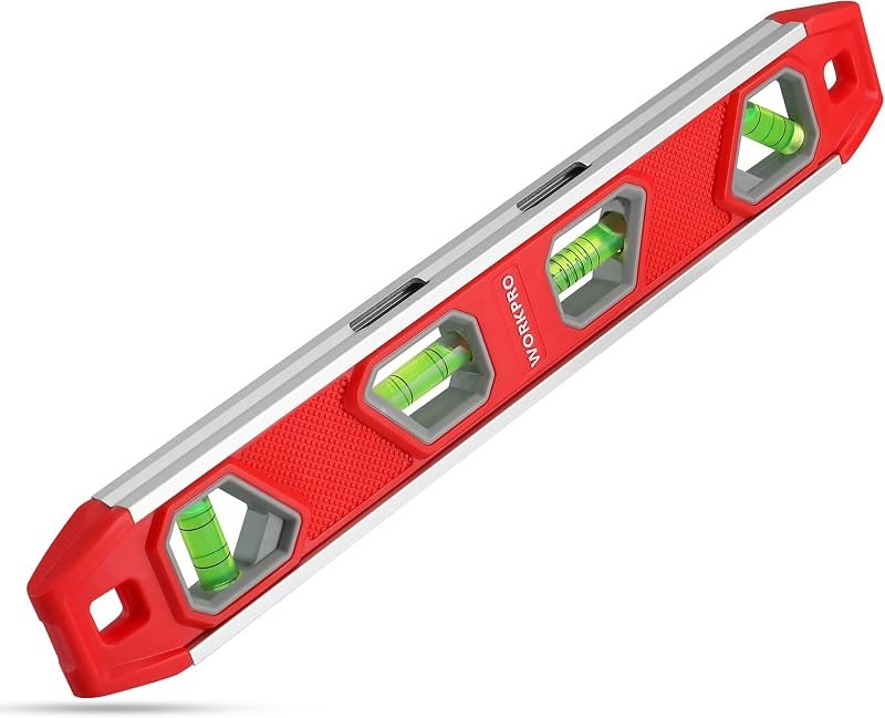 WORKPRO 12 Inch Magnetic Torpedo Level — level for best home tool kit best rated