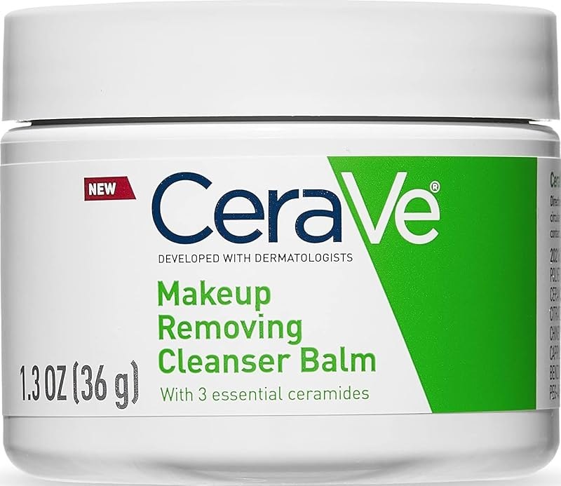 CeraVe Cleansing Balm, Hydrating Makeup Remover with Jojoba Oil, 1.3oz — best cleansing balm for cleansing balm under