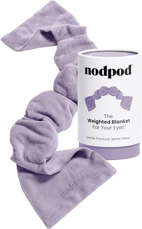 nodpod Patented Gentle Pressure Sleep Mask, Weighted Eye Mask — eye mask for best packing cubes best rated