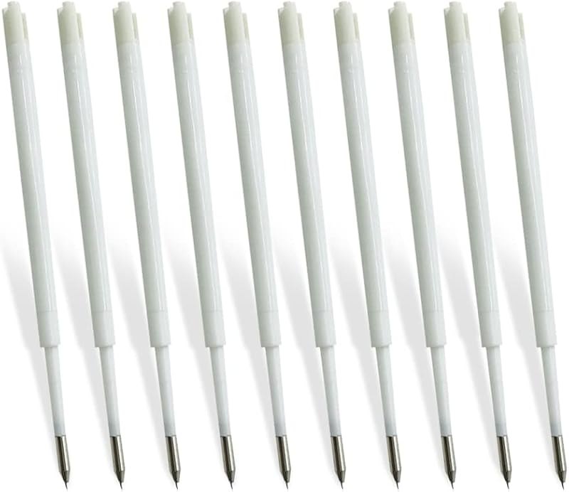 10 Sharp Weeding Pen Refills, Retractable Vinyl Refills for Air Release, Weeding Pin Refills for Craft & Car Vinyl