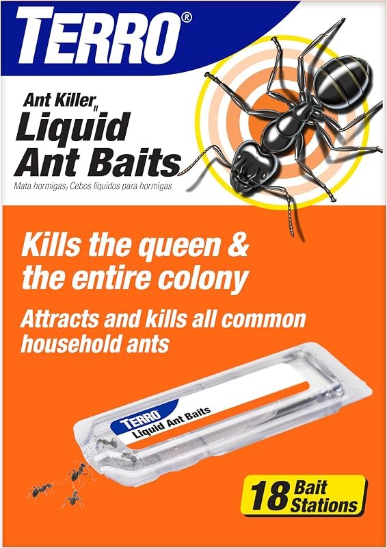 Liquid Ant Killer Bait Stations, 18-Count, Indoor Ant Traps, T300-3SR — terro liquid ant for ant bait stations