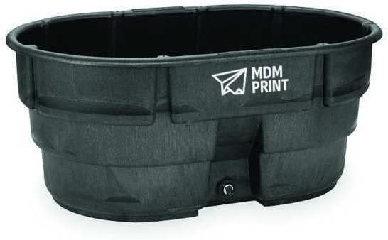 MDMprint 150 gal. Stock Tank, Black, 58" L, 39" W — poly-stock-tank-amazon for poly stock tank durable heavy duty