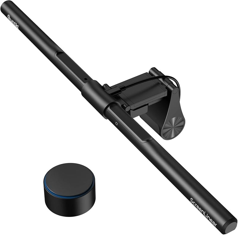 Monitor Light Bar PRO+ with Remote Control, Fit for Curved/Flat Monitor, Eye-Care USB Computer Lamp Dimmable Screen