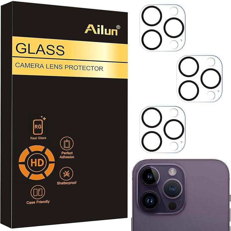 Ailun Camera Lens Protector for iPhone 16 Pro/16 Pro Max/14 Pro/14 Pro Max — camera lens protector for iphone pro