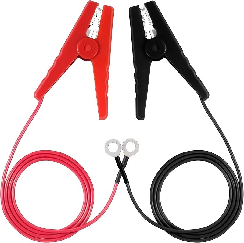 Electric Fence Lead Wire Connector, 18AWG Alligator Clip Set, 3Ft — electric-fence-charger-repla for electric fence
