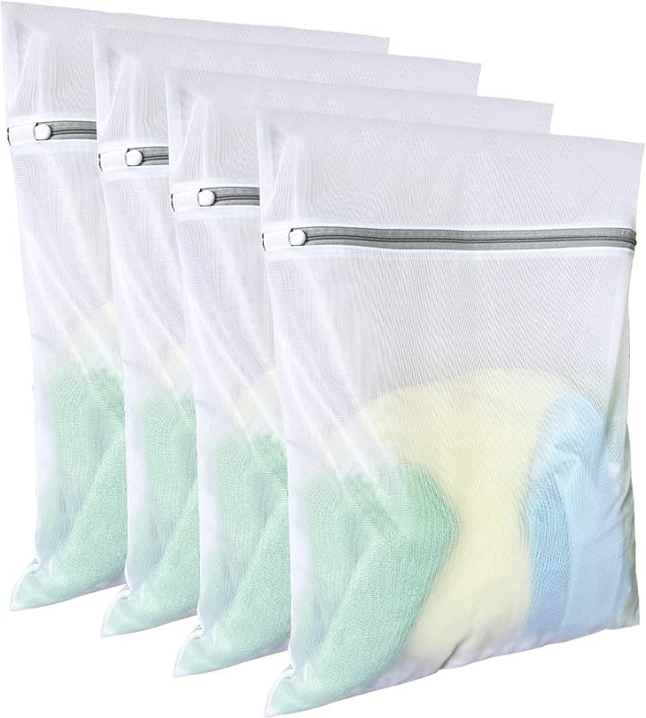 Laundry Bags Mesh Wash Bags(4Pcs,16 x 20 Inches),delicate laundry bag for College,Dorm,Storage — best mesh laundry bag