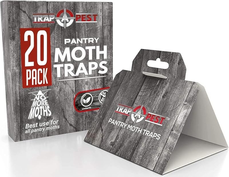 Trap a Pest Pantry Moth Traps - Pheromone Lure Glue Traps - 20 Pack