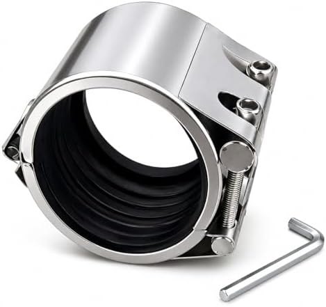 Pipe Repair Clamp,1 inch(33mm-36mm) Stainless Steel Leak Sealer, Heavy Duty Pipe Leak Repair Kit for Metal & PVC