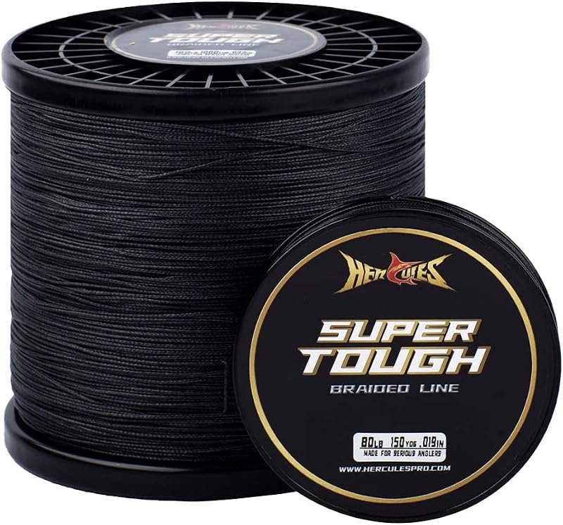HERCULES Super Tough Braided Fishing Line, 4 lb - 160 lb Braid Lines — braided supply line pack for braided supply