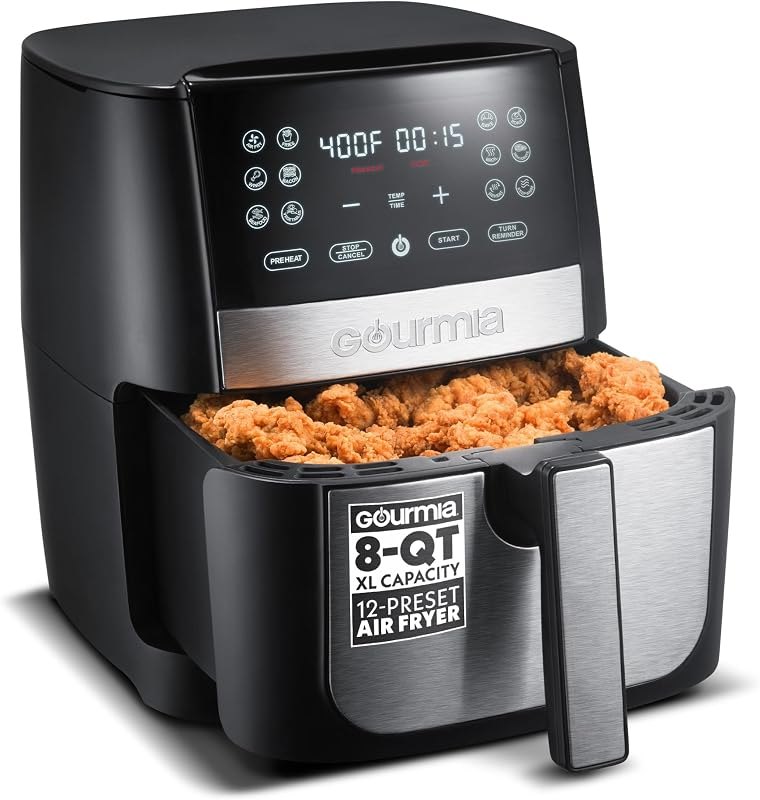 Gourmia 8 Qt Digital Air Fryer GAF826 — xl for best air fryer under 40