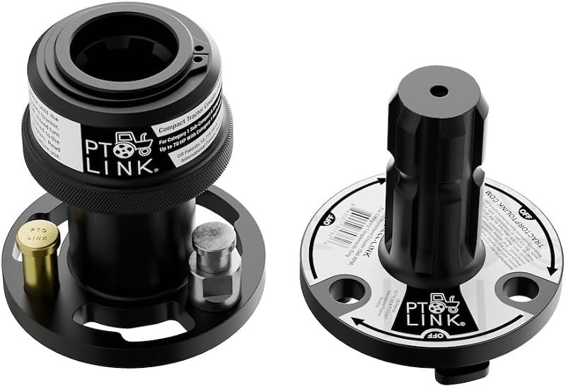 Compact Quick-Connect System - Duo Bundle (1 Tractor/Female Coupler + 1 Implement/Male Coupler), for Sub-Compact &
