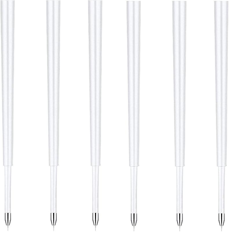 6 Pieces Weeding Pen Tool Refills for Touch Screen Series Weeding Pen Replace Air Release Tool Fine Point Pin Pen