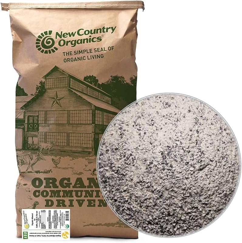New Country Organics I Organic Kelp Supplement for Cattle, Goats & Horses I Certified Organic Non-GMO, Natural Mineral