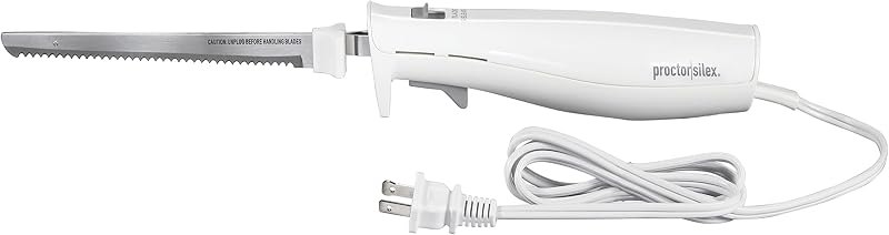 Proctor Silex Easy Slice Electric Knife With Serrated Stainless Steel Blade — electric filet knife for filet knife