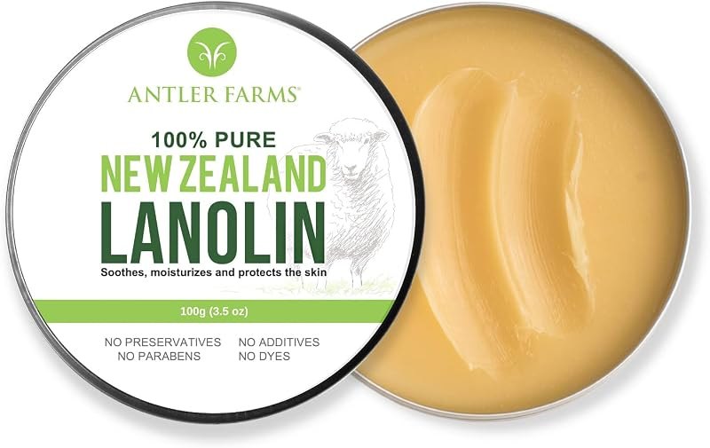 Antler Farms - 100% Pure New Zealand Lanolin, 100g — lanolin lip balm heavy duty for lanolin lip balm