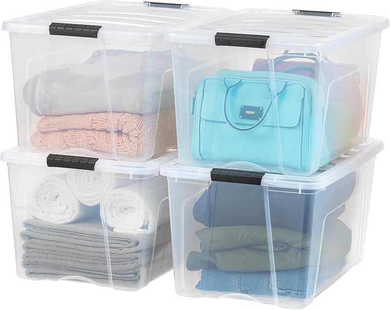 Clear bins you can actually see into