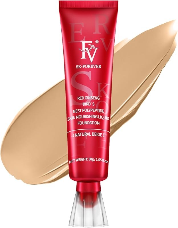 FV Matte Waterproof Foundation-Longwear Transfer-Proof, with Medium to Full Coverage, Oil-control & Lightweight