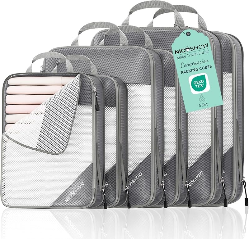 NICOSHOW — compression for best packing cubes under 40