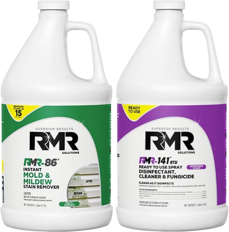 RMR Brands DIY Mold Remover Bundle - Complete Mold Killer & Stain Remover Bundle - Mold and Mildew Prevention Kit