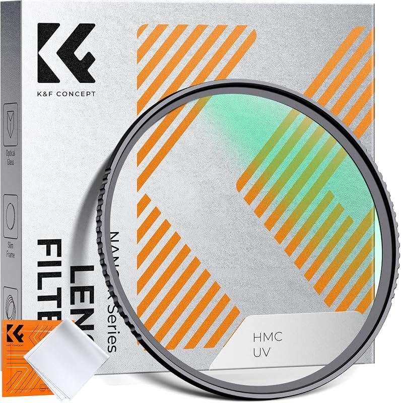 K&F CONCEPT 58mm MCUV Lens Protection Filter Ultra Slim 18 Multi-Coating — filter for best beginner mirrorless camera