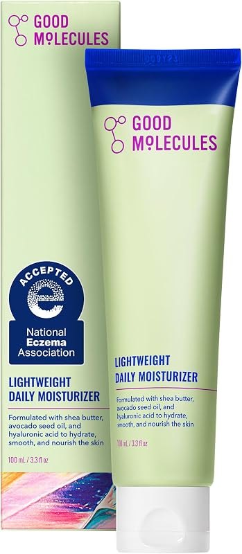 Good Molecules Lightweight Daily Moisturizer, Face Cream, 3.38 fl oz — non comedogenic moisturizer no leak for non