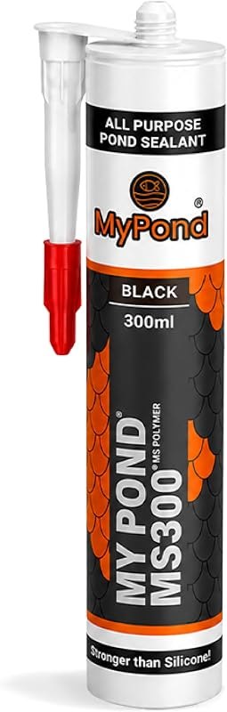 MS300 Marine Sealant, Window Sealer, Pond Sealer for Leaks Concrete Glass Metal, MS Polymer Adhesive 4x Stronger than