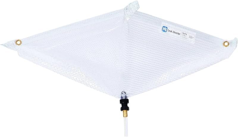 PIG Quick Response Roof Leak Diverter Tarp Kit with Hanging Straps - 30" x 30" - PMB30587-WHS — Garage no leak for