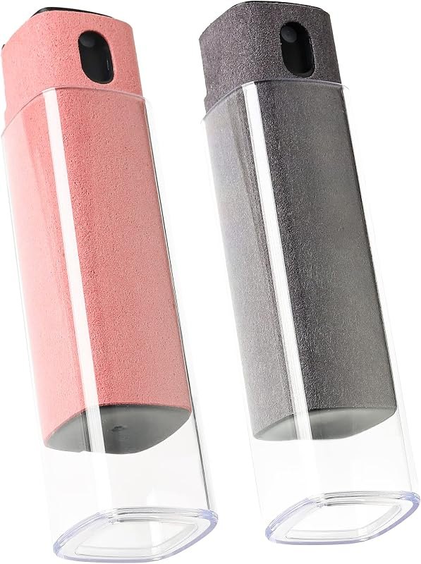CUIUD Touchscreen Screen Cleaner Kit 2 Pcs, Phone, Tablet and Car Screen Cleaner, Two in One Spray and Microfiber
