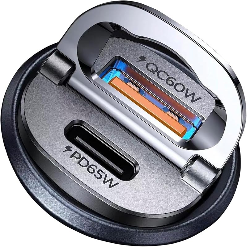 【Upgraded】 125W Car Charger USB C Fast Charge, Cigarette Lighter Charger — charger for best car organizer best rated