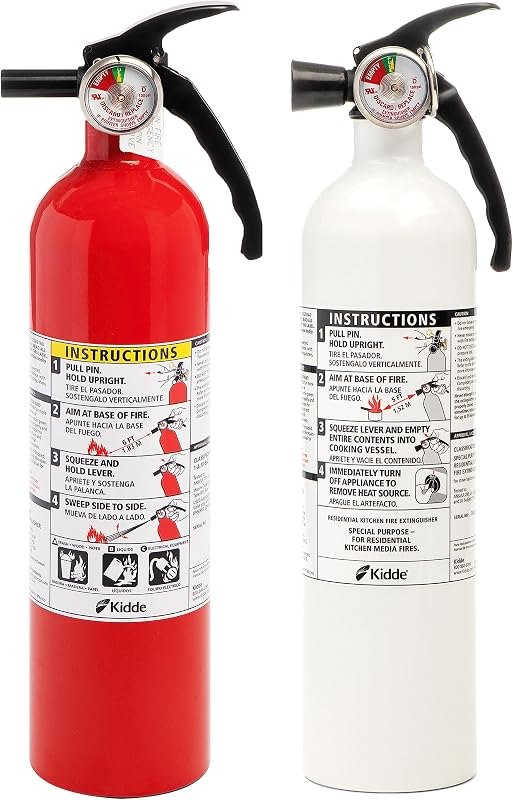 Kidde Kitchen + Home Fire Extinguisher Set, 711A — fire extinguisher kitchen for fire blanket kitchen