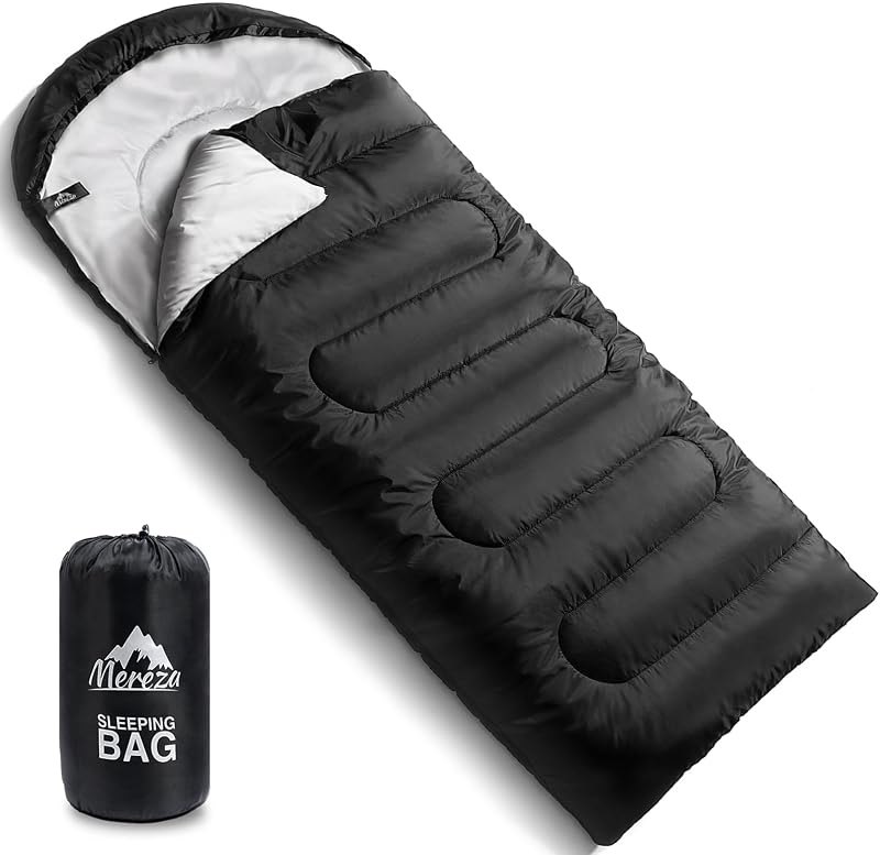 MEREZA Sleeping Bags XL for Adults Mens Large Wide Sleeping Bag for Camping — sleeping bag for best sleeping pad